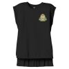Women's Flowy Muscle Tee With Rolled Cuffs Thumbnail