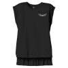 Women's Flowy Muscle Tee With Rolled Cuffs Thumbnail