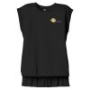 Women's Flowy Muscle Tee With Rolled Cuffs Thumbnail