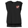 Women's Flowy Muscle Tee With Rolled Cuffs Thumbnail