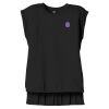 Women's Flowy Muscle Tee With Rolled Cuffs Thumbnail