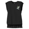 Women's Flowy Muscle Tee With Rolled Cuffs Thumbnail