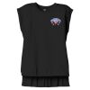 Women's Flowy Muscle Tee With Rolled Cuffs Thumbnail