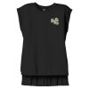 Women's Flowy Muscle Tee With Rolled Cuffs Thumbnail
