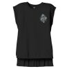Women's Flowy Muscle Tee With Rolled Cuffs Thumbnail