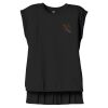 Women's Flowy Muscle Tee With Rolled Cuffs Thumbnail