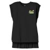 Women's Flowy Muscle Tee With Rolled Cuffs Thumbnail