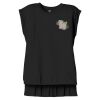 Women's Flowy Muscle Tee With Rolled Cuffs Thumbnail