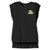 Women's Flowy Muscle Tee With Rolled Cuffs Thumbnail