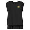 Women's Flowy Muscle Tee With Rolled Cuffs Thumbnail