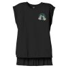 Women's Flowy Muscle Tee With Rolled Cuffs Thumbnail