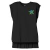 Women's Flowy Muscle Tee With Rolled Cuffs Thumbnail