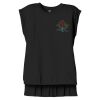 Women's Flowy Muscle Tee With Rolled Cuffs Thumbnail