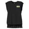 Women's Flowy Muscle Tee With Rolled Cuffs Thumbnail