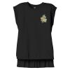 Women's Flowy Muscle Tee With Rolled Cuffs Thumbnail