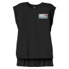 Women's Flowy Muscle Tee With Rolled Cuffs Thumbnail