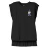 Women's Flowy Muscle Tee With Rolled Cuffs Thumbnail