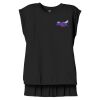 Women's Flowy Muscle Tee With Rolled Cuffs Thumbnail