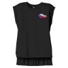 Women's Flowy Muscle Tee With Rolled Cuffs Thumbnail