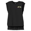 Women's Flowy Muscle Tee With Rolled Cuffs Thumbnail