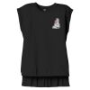 Women's Flowy Muscle Tee With Rolled Cuffs Thumbnail