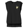 Women's Flowy Muscle Tee With Rolled Cuffs Thumbnail