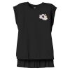 Women's Flowy Muscle Tee With Rolled Cuffs Thumbnail