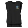 Women's Flowy Muscle Tee With Rolled Cuffs Thumbnail