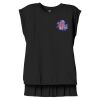 Women's Flowy Muscle Tee With Rolled Cuffs Thumbnail