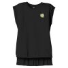 Women's Flowy Muscle Tee With Rolled Cuffs Thumbnail