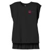 Women's Flowy Muscle Tee With Rolled Cuffs Thumbnail