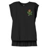 Women's Flowy Muscle Tee With Rolled Cuffs Thumbnail