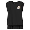 Women's Flowy Muscle Tee With Rolled Cuffs Thumbnail
