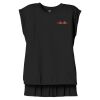 Women's Flowy Muscle Tee With Rolled Cuffs Thumbnail