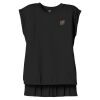 Women's Flowy Muscle Tee With Rolled Cuffs Thumbnail