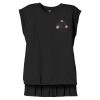 Women's Flowy Muscle Tee With Rolled Cuffs Thumbnail