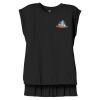 Women's Flowy Muscle Tee With Rolled Cuffs Thumbnail
