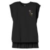 Women's Flowy Muscle Tee With Rolled Cuffs Thumbnail