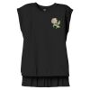Women's Flowy Muscle Tee With Rolled Cuffs Thumbnail