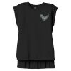 Women's Flowy Muscle Tee With Rolled Cuffs Thumbnail