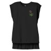 Women's Flowy Muscle Tee With Rolled Cuffs Thumbnail