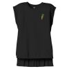 Women's Flowy Muscle Tee With Rolled Cuffs Thumbnail