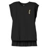 Women's Flowy Muscle Tee With Rolled Cuffs Thumbnail