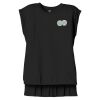 Women's Flowy Muscle Tee With Rolled Cuffs Thumbnail