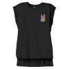 Women's Flowy Muscle Tee With Rolled Cuffs Thumbnail