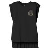 Women's Flowy Muscle Tee With Rolled Cuffs Thumbnail