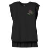 Women's Flowy Muscle Tee With Rolled Cuffs Thumbnail