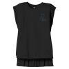 Women's Flowy Muscle Tee With Rolled Cuffs Thumbnail