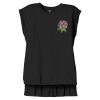 Women's Flowy Muscle Tee With Rolled Cuffs Thumbnail
