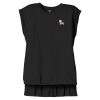Women's Flowy Muscle Tee With Rolled Cuffs Thumbnail